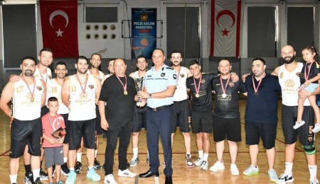 7. Polis Basketbol Turnuvası'nın şampiyonu Lefkoşa Polis Müdürlüğü oldu