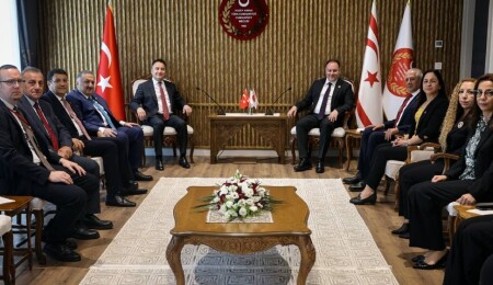 Öztürkler DEVA Partisi heyetini kabul etti: Kıbrıs davası konusunda ortak duruş en büyük gücümüz