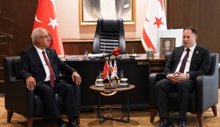 Öztürkler, DSP Genel Başkanı Aksakal’ı kabul etti: DSP, Kıbrıs Türk halkının her zaman yanında yer aldı