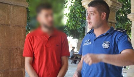 Sahte Bulgaristan pasaportuyla ülkeden çıkış yapmak isterken yakalandı