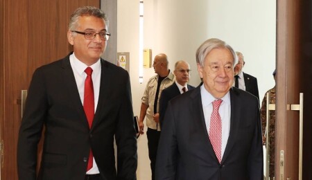 Erhürman ve Guterres görüşmesi