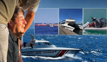 CANLI- Girne açıklarındaki gemi faciasının ikinci gününde kayıp yakınlarının bekleyişi sürüyor: 18 kişi aranıyor
