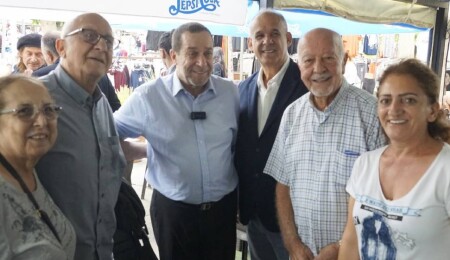 Denktaş Girne’de vatandaşlarla buluştu: Çocukların geleceği için kapsamlı çalışmalar yürütüyoruz