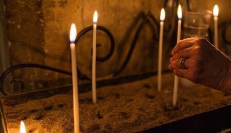 Ayios Haralambos kilisesinde ayin yapıldı