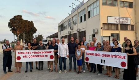 CTP Güzelyurt İlçesi, Kurtuluş Lisesi inşaatının tamamlanmamasına tepki gösterdi