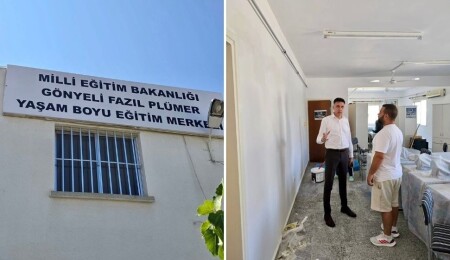 Fazıl Plümer Yaşam Boyu Eğitim Merkezi’nde yenileme çalışmaları sürüyor