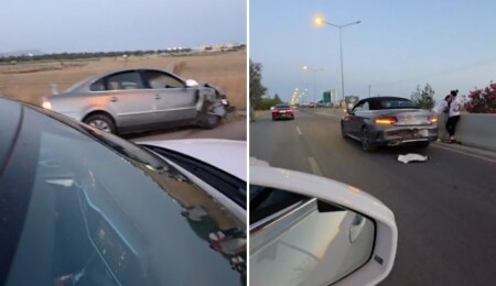 Girne-Lefkoşa ana yolunda zincirleme kaza: 6 kişi yaralandı