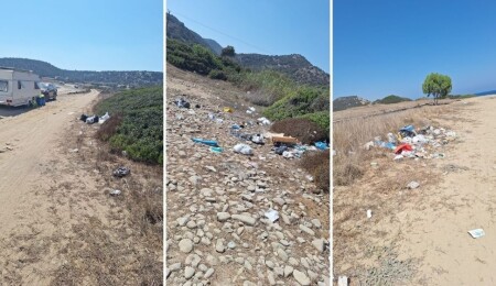 Dursun Çebi: Dipkarpaz Milli Parkı’ndaki karavanların yarattığı kirlilik büyüyor