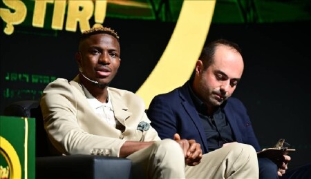 Galatasaray'ın Nijeryalı yıldızı Osimhen, Türkiye'de mutlu olduğunu açıkladı