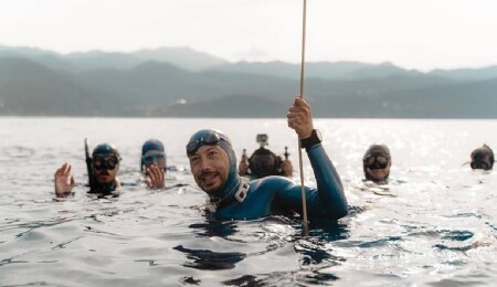 Görkem Gedik, Serbest Dalış Türkiye Şampiyonası'nda rekor kırdı
