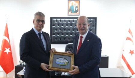 Türkiye Sağlık Bakanı Memişoğlu’ndan Bakan Dinçyürek’e nezaket ziyareti