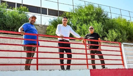 Gönyeli-Alayköy Belediyesi’nin spor tesislerine yatırımı sürüyor