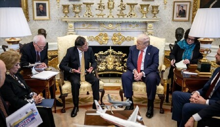 ABD Başkanı Trump, Kolombiya Cumhurbaşkanı Petro ile Beyaz Saray'da görüştü