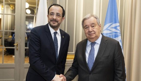Hristodulidis, Guterres ile Brüksel’de görüştü: Kıbrıs sorunu ve Orta Doğu’daki gelişmeler masaya yatırıldı