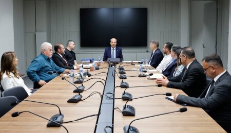 Cumhurbaşkanı Ersin Tatar, KKTC Olimpiyat Komitesi heyetini kabul etti