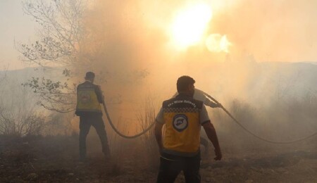 Lazkiye'deki orman yangınlarının büyük bölümü kontrol altına alındı