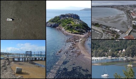 Ege ve Marmara'da 8 ilçede deniz suyunda çekilme gözlendi