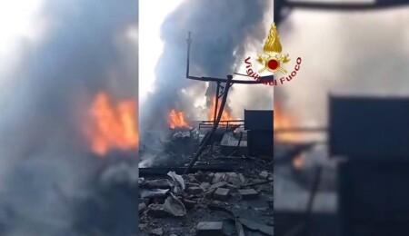 Roma'da bir akaryakıt istasyonundaki patlamada en az 10 kişi yaralandı