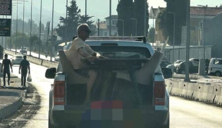 İnsan hayatını ve trafik güvenliğini tehlikeye atan sürücü rapor edildi!