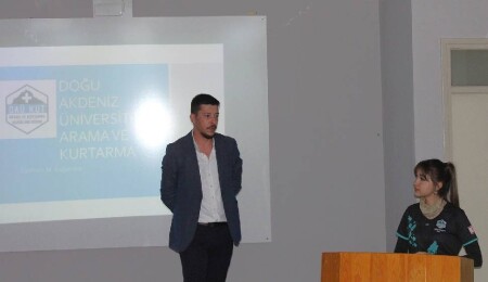 DAÜ’de depreme yönelik uygulamalı farkındalık eğitimi düzenlendi