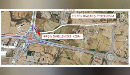 Alayköy’den Gönyeli’ye bağlanan tali yol tek taraflı kapatıldı