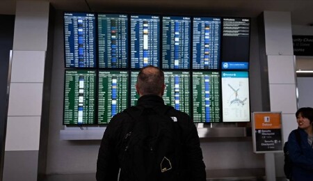 ABD'de etkili olan kar fırtınası nedeniyle 1000'den fazla uçuş iptal oldu