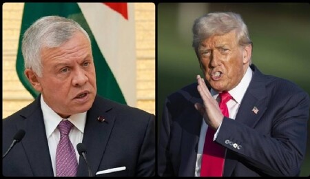 Ürdün Kralı 2. Abdullah ile Trump bölgesel gelişmeleri görüştü