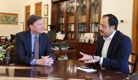 Christodoulides Raises Issue of Arrested Greek Cypriots in Final Stewart Meeting