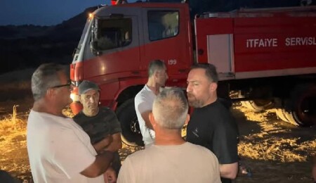 Hüseyin Çavuş'tan yangın bölgesine ziyaret: Hasar tespit ve rehabilitasyon çalışmaları başlatılacak