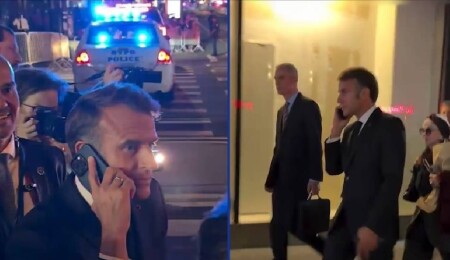 ABD polisi, Trump'ın konvoyu için yanlışlıkla Macron'un aracını durdurdu