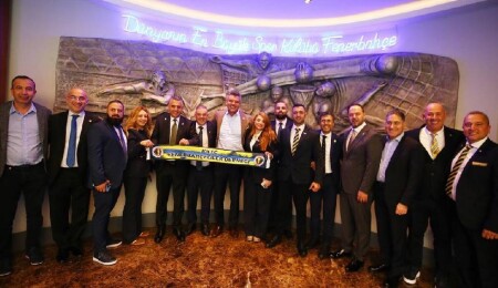 KKTC Fenerbahçeliler Derneği’nden Fenerbahçe Spor Kulübü’ne ziyaret