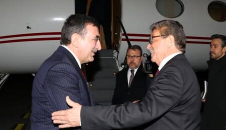 Türkiye Cumhurbaşkanı Yardımcısı Cevdet Yılmaz, KKTC'den ayrıldı