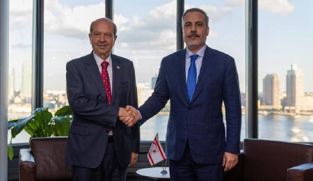 Cumhurbaşkanı Ersin Tatar, Hakan Fidan ile görüştü