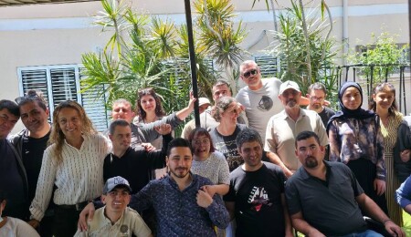 Karadeniz Kültür Derneği, Gazimağusa İrfan Nadir 18 Yaş Üstü Rehabilitasyon Merkezi'ni ziyaret etti