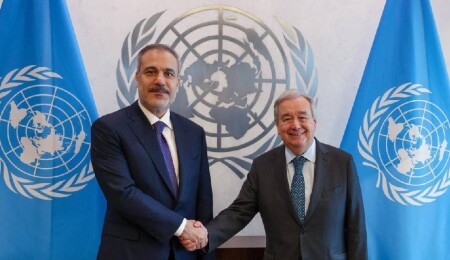Hakan Fidan, BM Genel Sekreteri Antonio Guterres ile görüştü