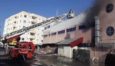 Mağusa'daki Önder AVM'de yangın!