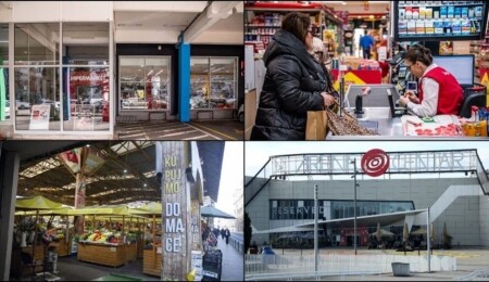 Balkanlar'da 6 ülkede artan gıda fiyatlarına tepki için bir günlük boykot başlatıldı