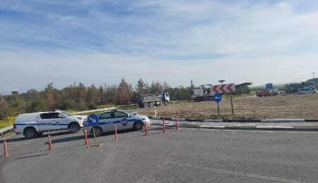 Gaziköy-Ercan ve tünel yolu üzerinde çalışmalar bugün de devam edecek