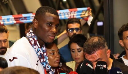 Trabzonspor'un transferde anlaştığı Onuachu Trabzon'a geldi