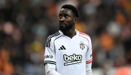 Beşiktaşlı futbolcu Wilfred Ndidi'nin ayak bileğinde yaralanma tespit edildi