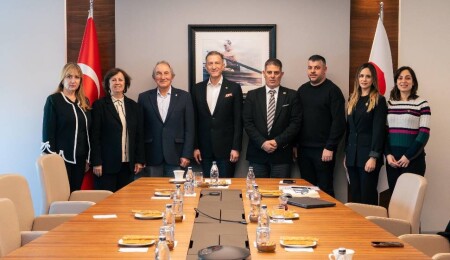 KKTC Milli Olimpiyat Komitesi’nden Türkiye Milli Olimpiyat Komitesi’ne ziyaret