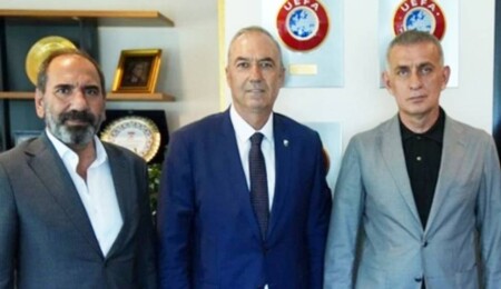 TFF'nin yeni başkanı Hacıosmanoğlu: Kıbrıs Türk futboluna her türlü desteği vermeye hazırız