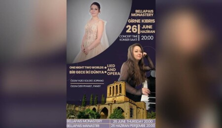 “Bir Gece İki Dünya” konseri Bellapais Manastırı’nda