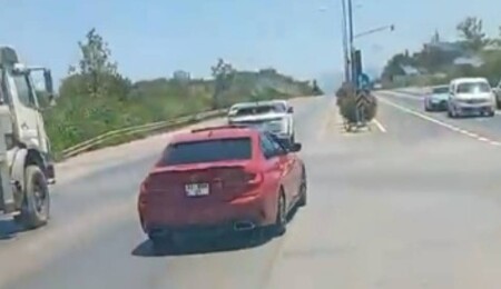 Girne’de tehlikeli sürüş yapan sürücüye 8 bin 693,80 TL ceza!