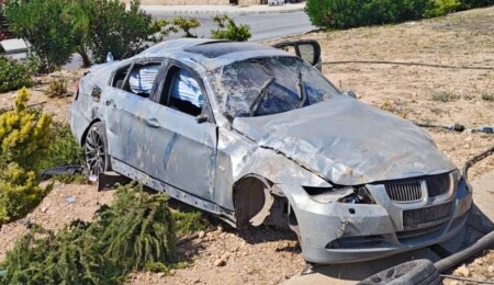 Girne-Tatlısu ana yolunda trafik kazası: 4 kişi yaralandı
