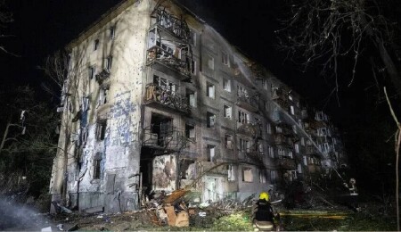 Rusya'nın Kiev'e düzenlediği hava saldırısında 9 kişi hayatını kaybetti, 28 kişi yaralandı
