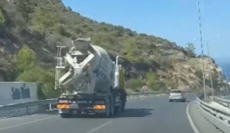 Kıbrıs Postası gündeme getirdi, Karayolları Dairesi hatırlattı: Lefkoşa-Girne yolunda kamyon seyri yasak