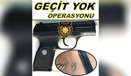 Girne'de “Geçit Yok Operasyonu”: Tabanca ve mermilerle yakalanan şahıs tutuklandı