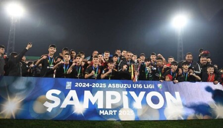 U16 Ligi'nde şampiyon Çetinkaya