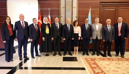 Öztürkler, TÜRKPA Genel Kurulu toplantısı için Kazakistan’a gitti